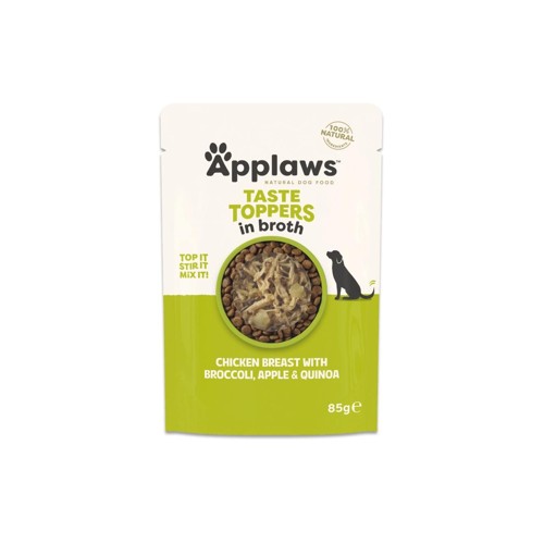 Applaws - 12 x Taste toppers in broth chicken - 85gram