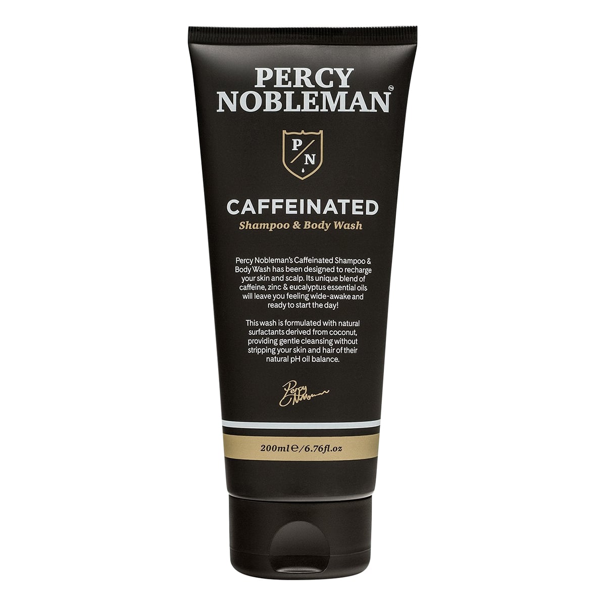 Percy Nobleman - Caffeinated Shampoo & Body Wash - 200 ml