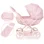 Bayer - Dolls Pram Cosy - Pink (12711AB)