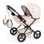Bayer – Puppenwagen Cosy – Pink/Schwarz