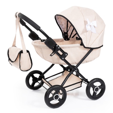 Bayer – Puppenwagen Cosy – Pink/Schwarz