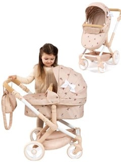 Bayer - Dolls Pram Xeo - Beige (17024AA)