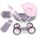 Bayer - Dolls Pram Cosy - Pink/Grey (12704AA)