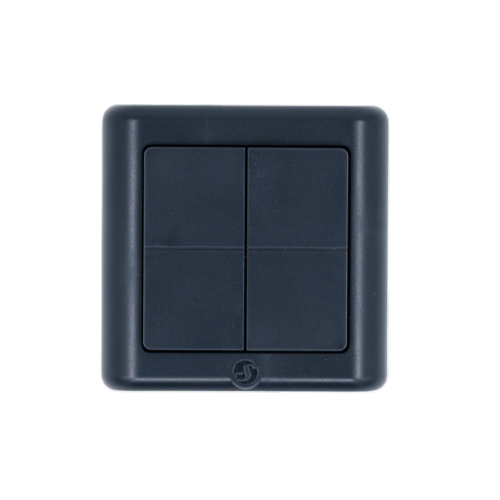 Shelly Trådlös Väggbrytare 4 Knappar – Smart Bluetooth & Zigbee