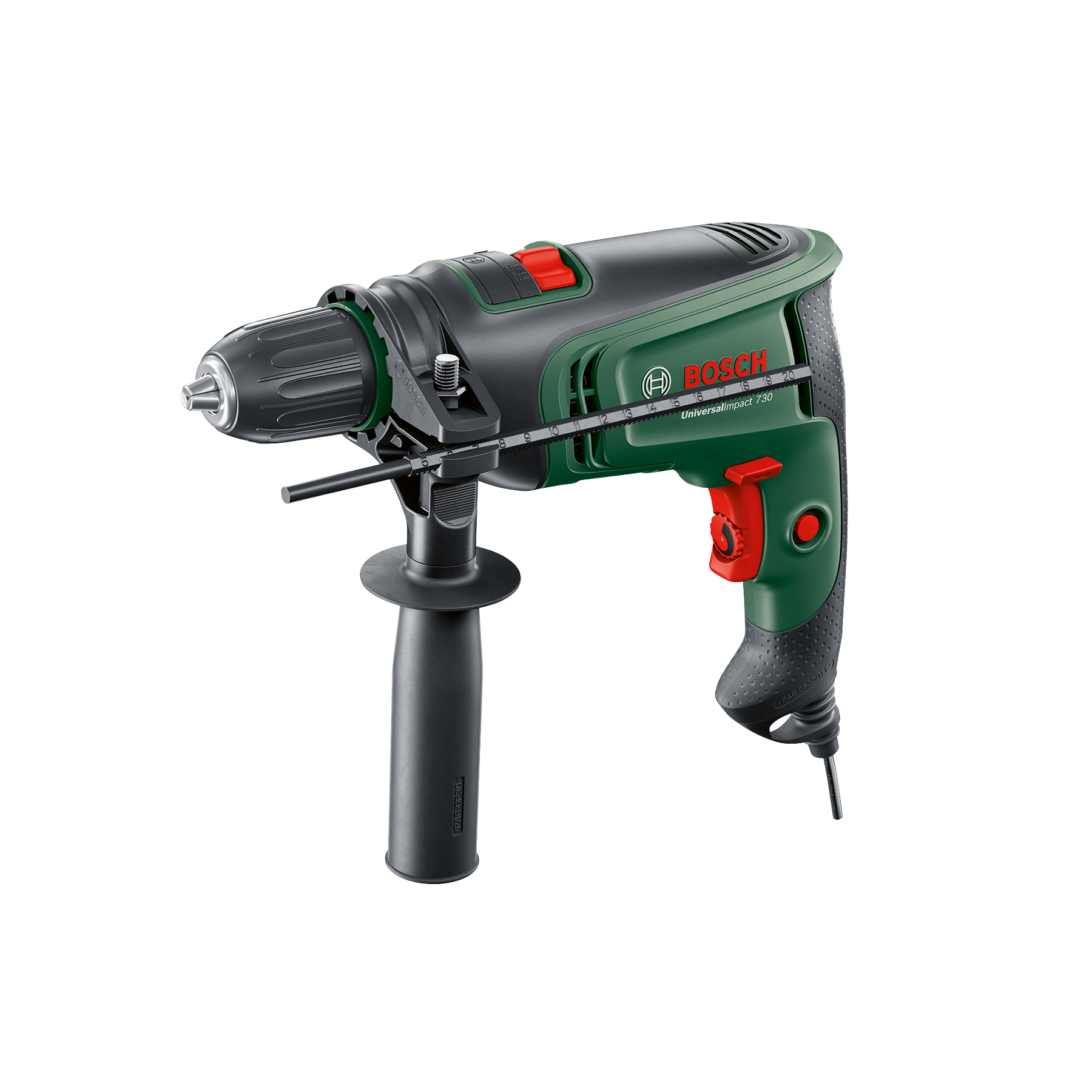 Bosch DIY - UniversalImpact 730 Slagboremaskine 730W med Forvalg af Omdrejningstal
