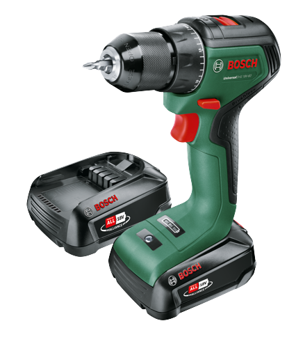 Bosch DIY - Drill Driver UniversalDrill 18V - 2x2Ah AL18V-20