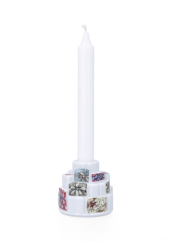 Kähler - Hammershøi Christmas Geschenkstapel Kerzenhalter - Ø7,5 cm