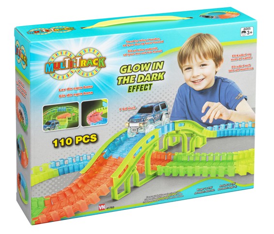 Multi Track - Glow Set, 110 Pcs (41793)
