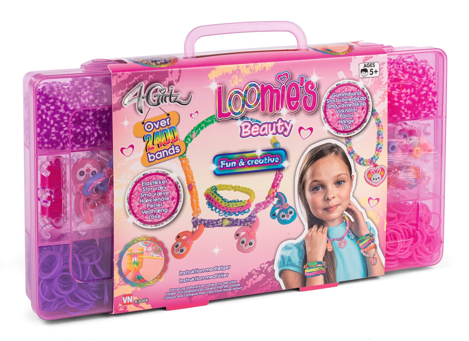 4-Girlz - Loomies Beauty Set - 2400+ Loom Bands (63004)
