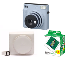 Fuji - Instax SQUARE SQ1 Instant Camera + Case And Film - Bundle