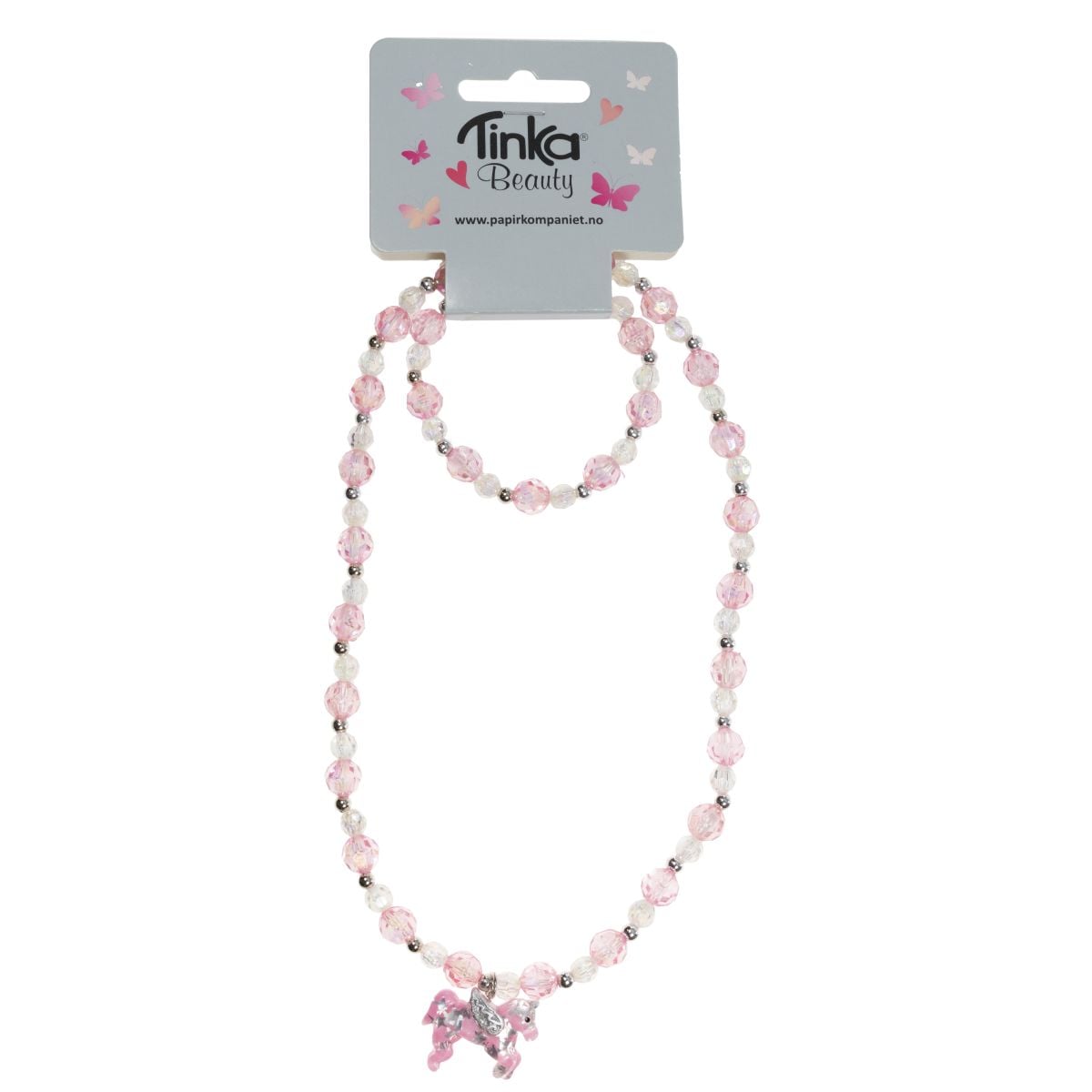 Tinka Beauty – Halskette mit Armband – Einhorn – Rosa
