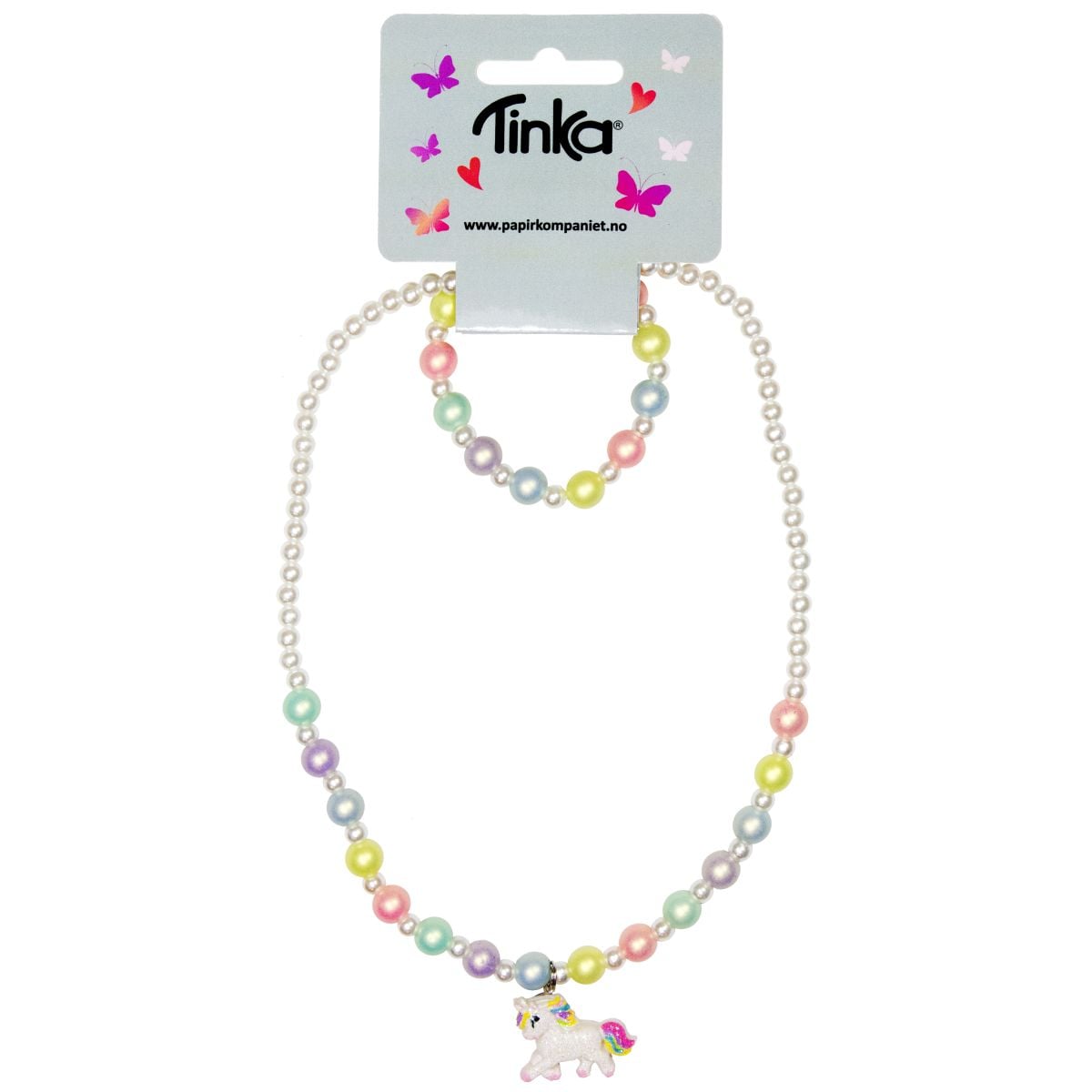 Tinka Beauty – Halskette/Armband – Perlen mit Unicorn