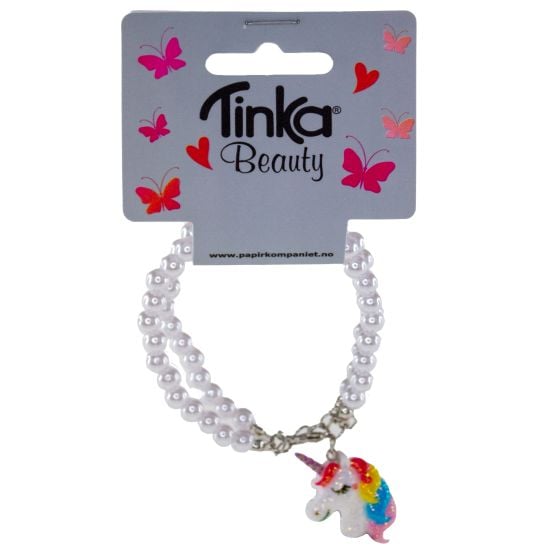 Tinka Beauty – Armband Perlen mit Unicorn Anhänger