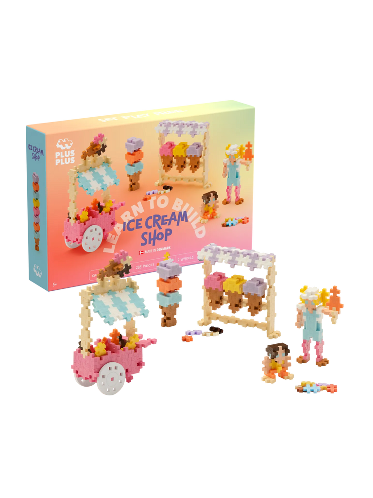 Plus Plus - Learn to Build Ice Cream Shop