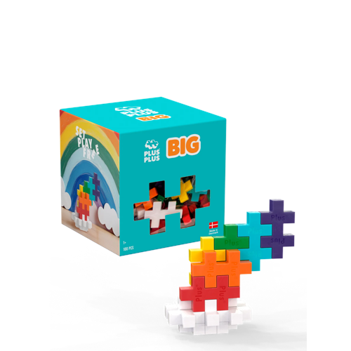 Plus Plus - BIG Rainbow Mix / 100 pcs (4354)