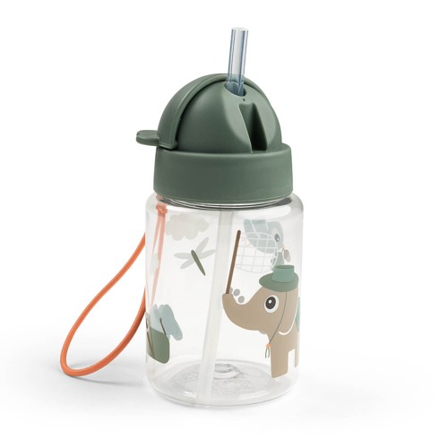Done by Deer - Straw Bottle - Green - 280 ml