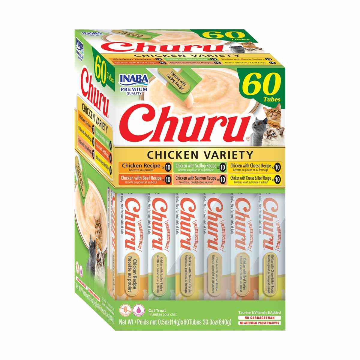 Churu - Kyllingevarianter - 60 stk