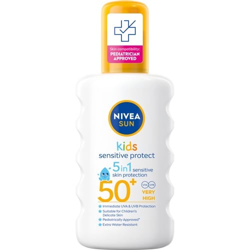 Nivea - Kids Sensitive Sun Spray SPF 50+ - 200ml