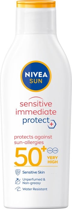 Nivea - Sensitive Immediate Protect Sun-Allergy Lotion SPF 50+ - 200 ml