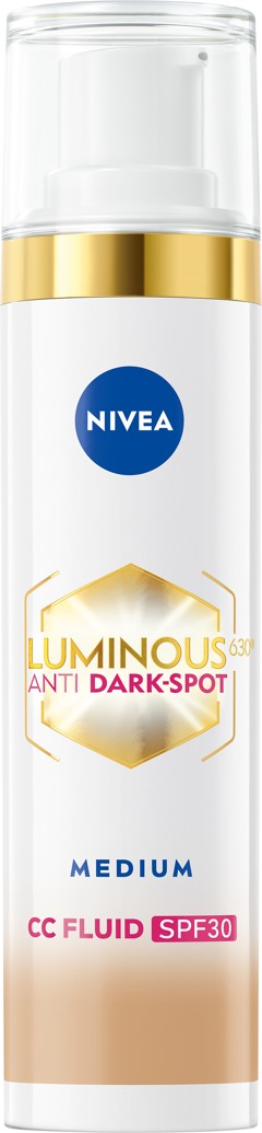 Nivea - LUMINOUS630® Anti-Pigmentflecken CC Fluid 3in1 Mittel LSF 30 - 40 ml