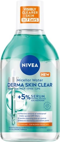 Nivea - DERMA Skin Clear Daily UV Fluid SPF50+ - 40 ml