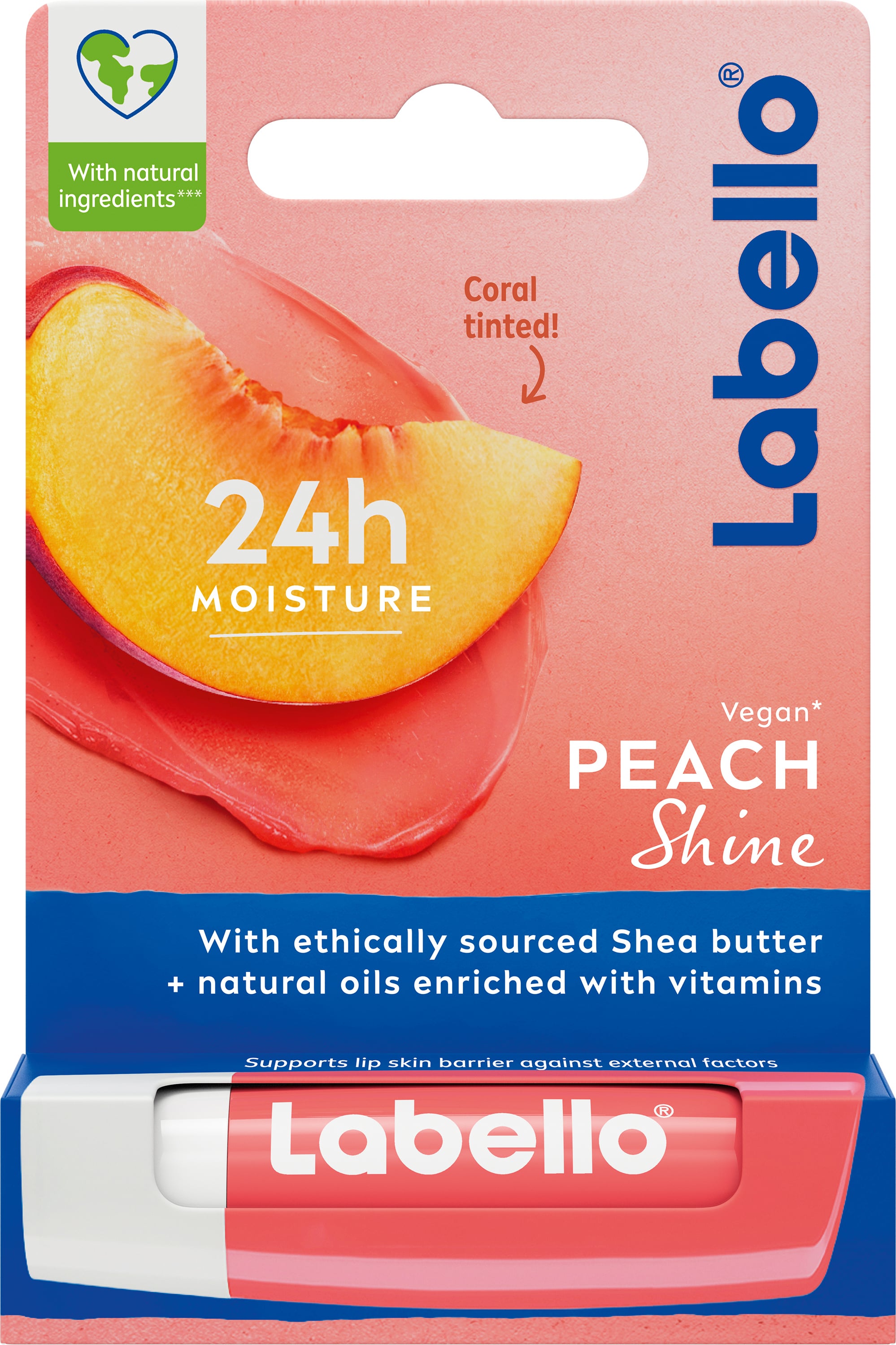 Labello - Fruity Shine - Peach - 4.8g