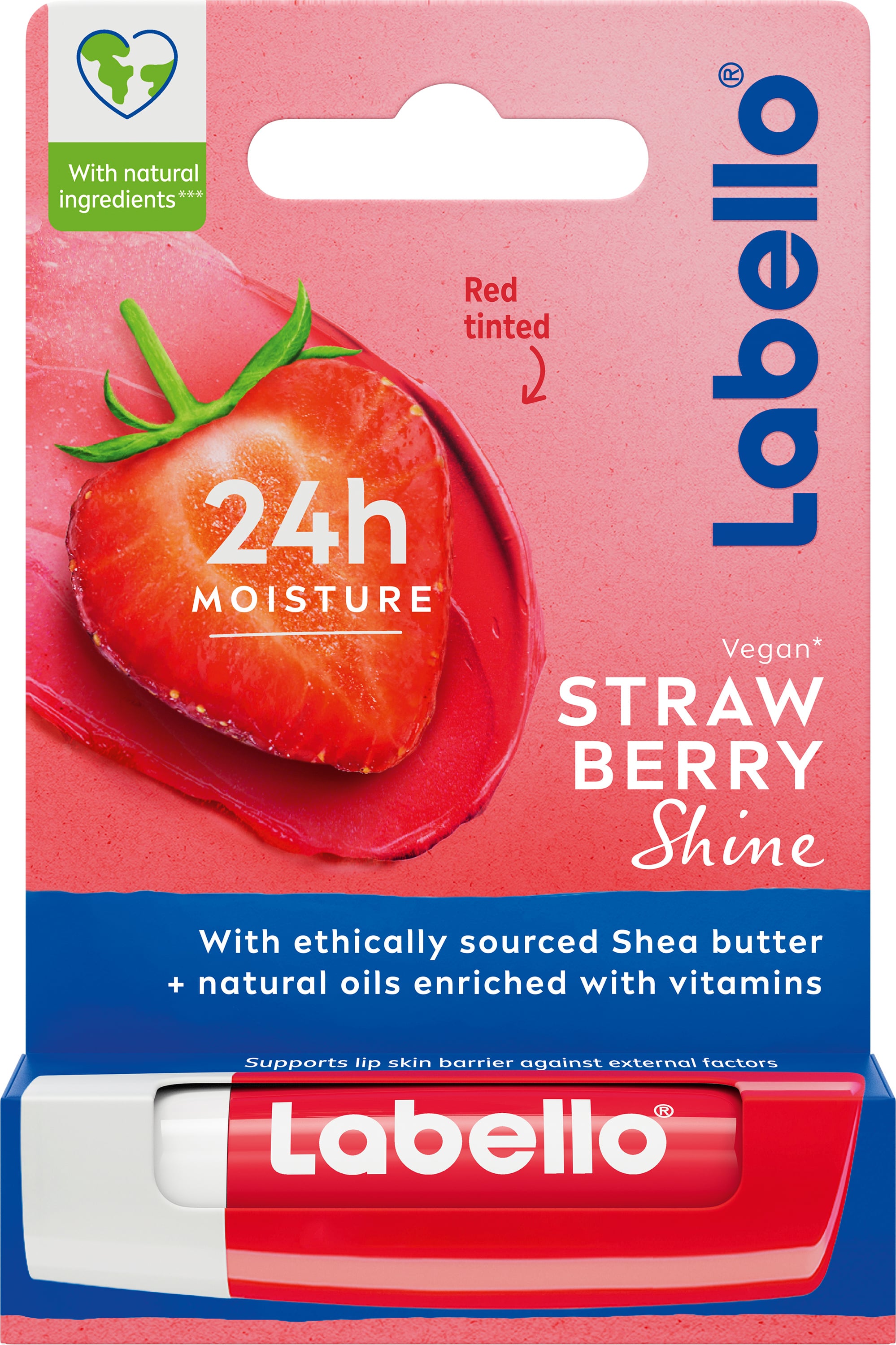 Labello - Fruity Shine - Strawberry - 4.8g
