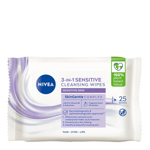 Nivea - Reinigungstücher 3in1 Beruhigend - 25 Stück