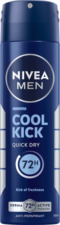 Nivea - Cool Kick Male Spray - 150 ml