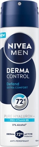 Nivea - Derma Control Defend Male Spray - 150 ml