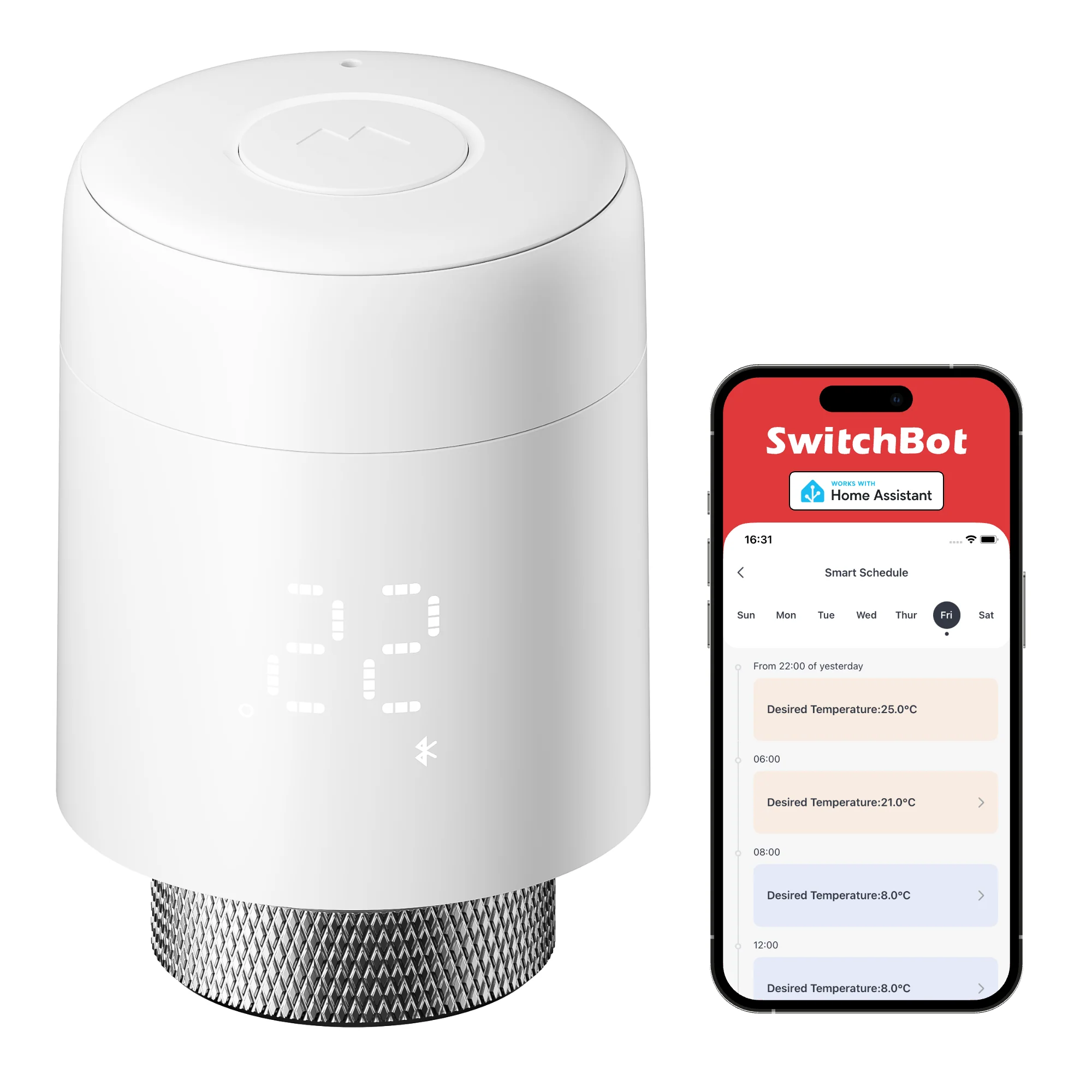 SwitchBot Slimme Radiatorthermostaat – Energiezuinige Verwarmingsregeling