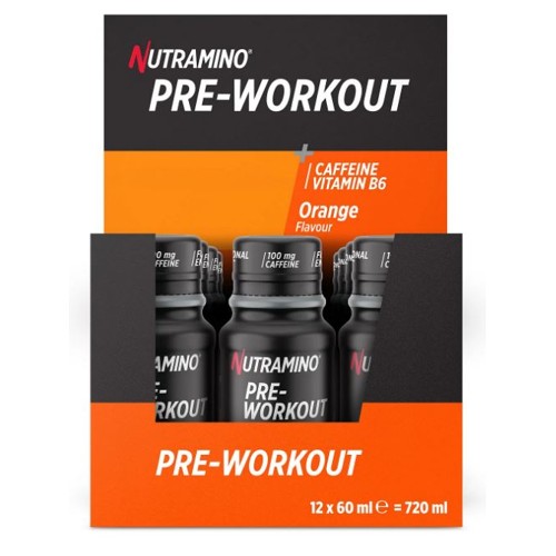 Nutramino - Pre-Workout Shot - Orange 12x60ml