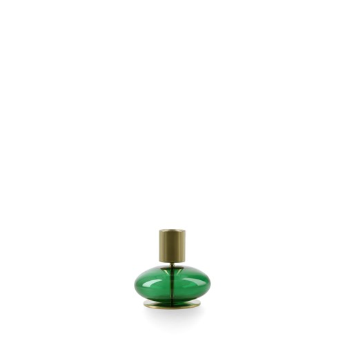 Holmegaard - Bubble Ljusstake - Grön - 8 cm