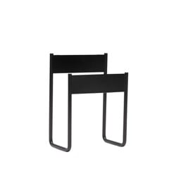 Hübsch - InBetween Magazine Holder - Black - 12x19xh26cm - E