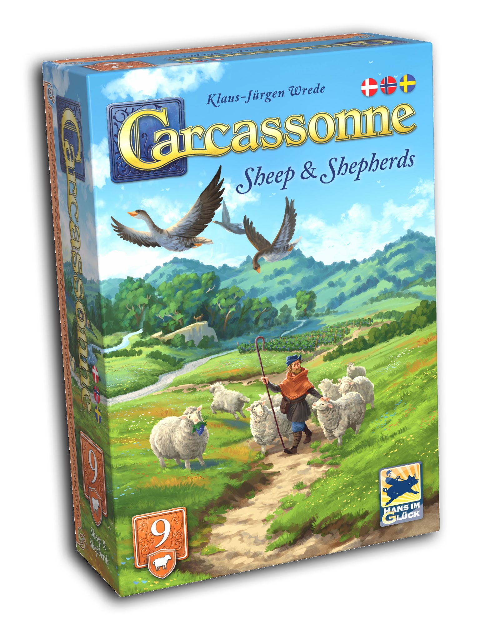 Carcassonne: Expansion 9 - Sheep & Shepherds expansion 2025 (svensk version)