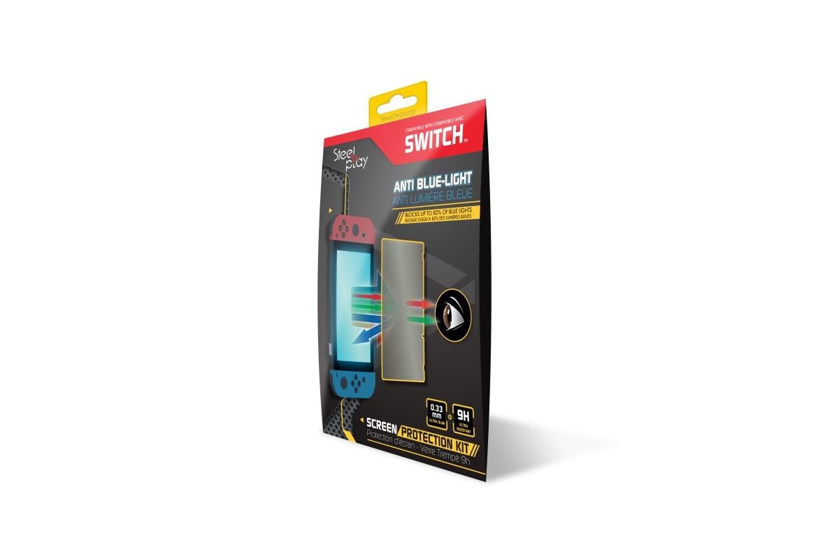 Steelplay Screen Protection Kit 9H Anti Blue-Light Tempered Glass - Switch