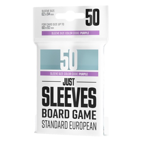 Just Sleeves - Standard European (50)