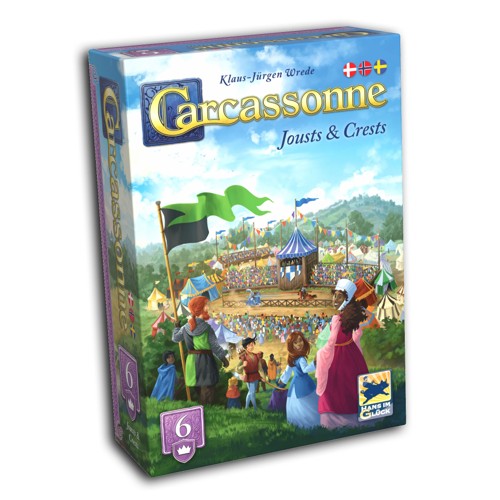 Carcassonne: Expansion 6 - Jousts & Crests expansion 2025 (svensk version)
