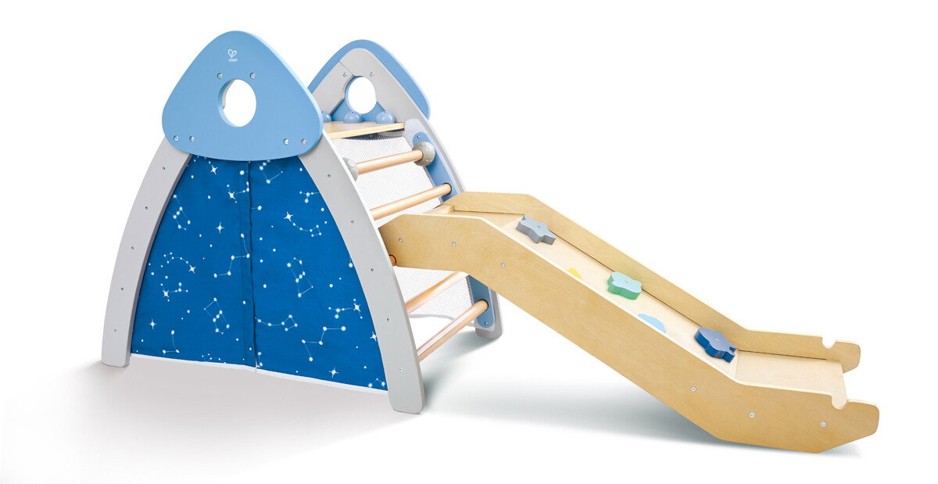 Hape - 4-In-1 Climb & Slide Gym Set (87-1222)