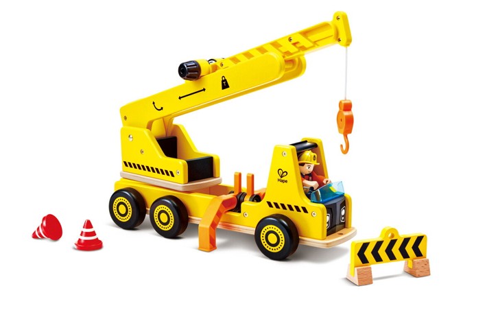 Hape - Mobile Crane & Construction Set (87-3083)