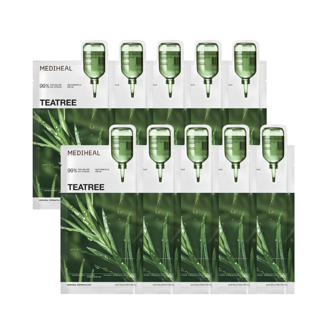Mediheal - Teatree Essential Mask - Calming Moisture - 10 pcs