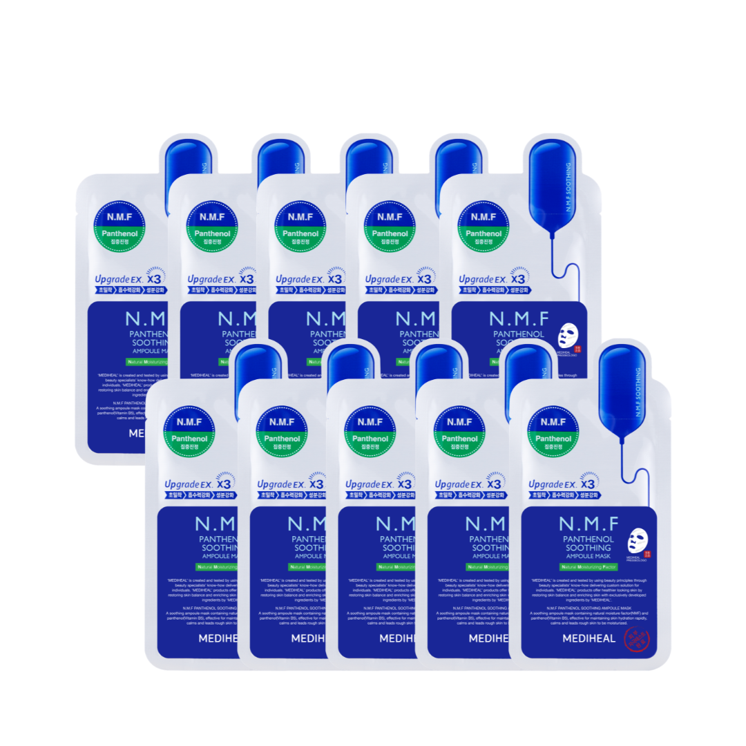 Mediheal - NMF Pantenol Soothing Ampoule Mask - 10 pcs.