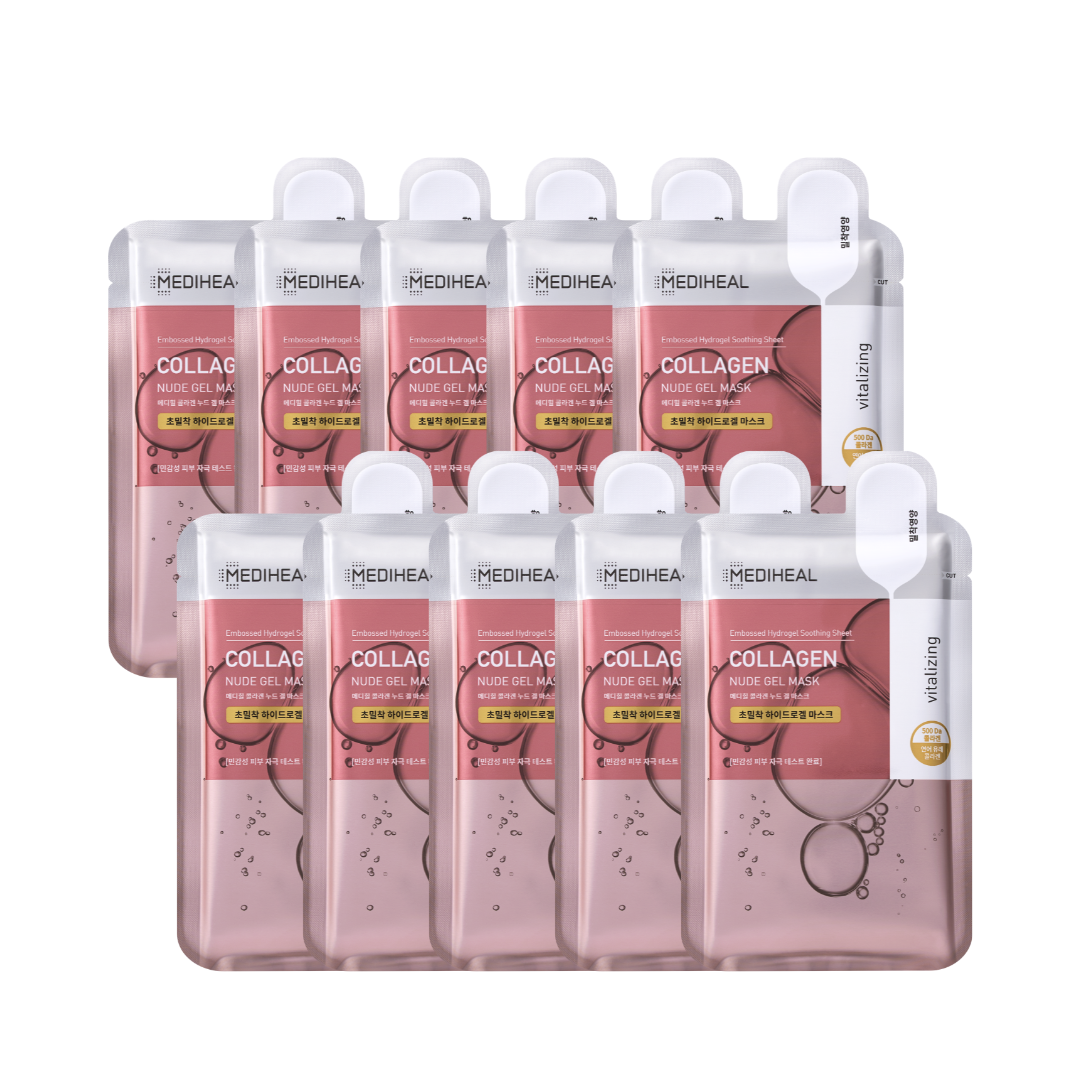 Mediheal - Collagen Nude Gel Mask - 10 pcs.