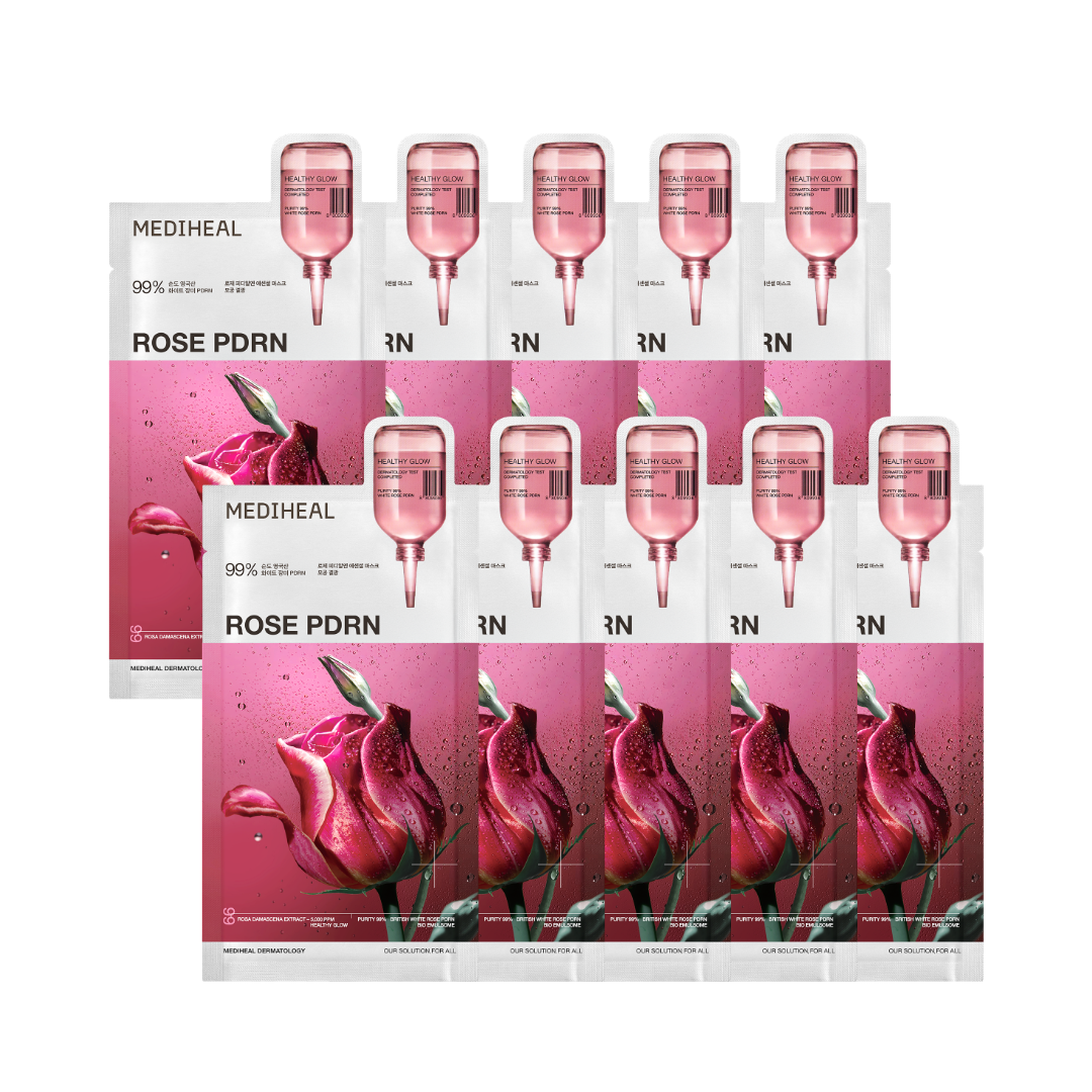 Mediheal - Rose PDRN Essential Mask Healthy Glow - 10 pcs.