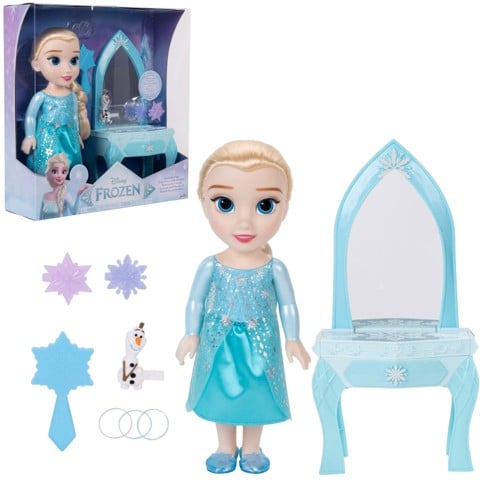 Disney Frozen - Elsa Large Doll & Vanity, 38 cm (10854J)