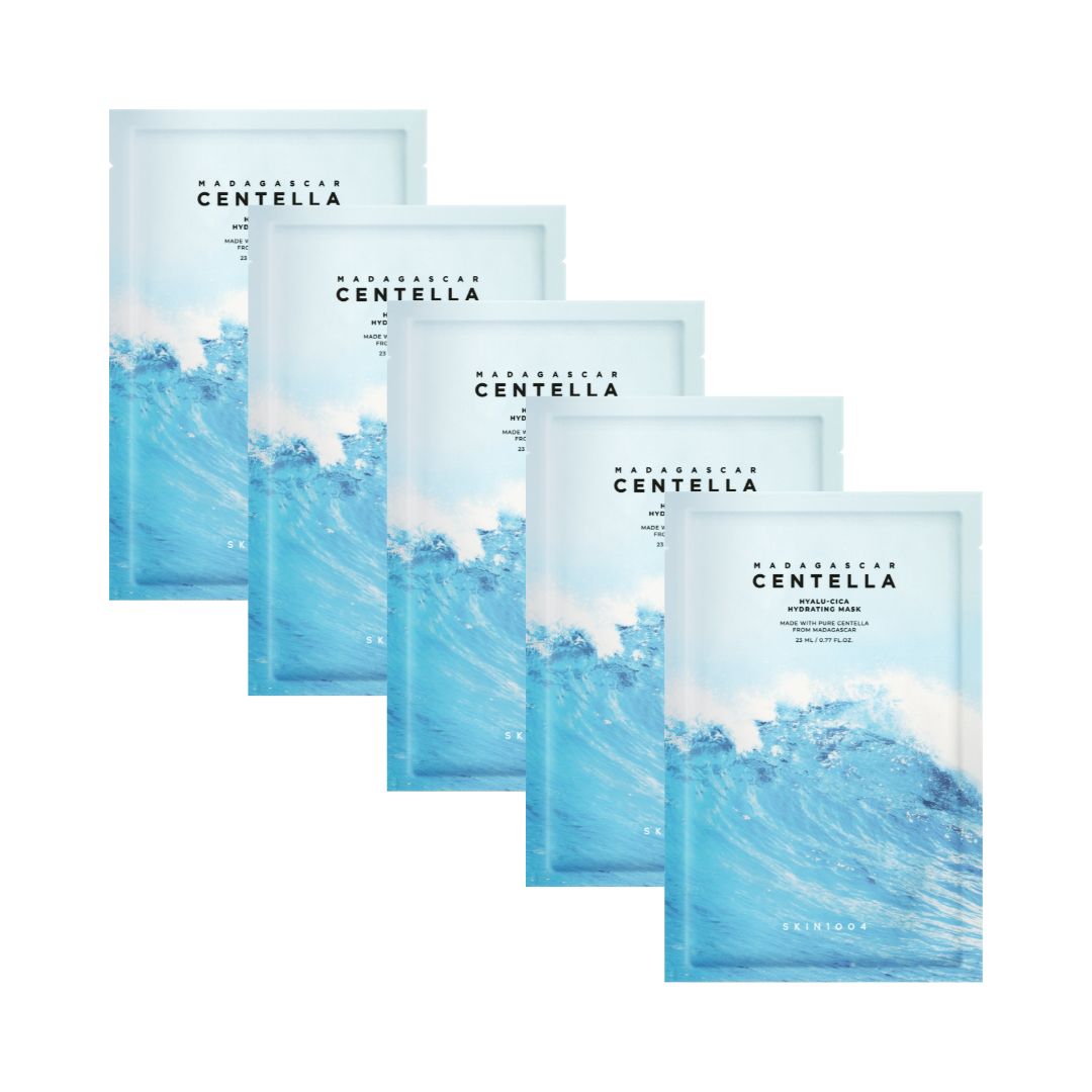 SKIN1004 - Madagascar Centella Hyalu-Cica Hydrating Mask - 5pcs