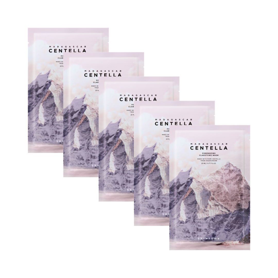 SKIN1004 - Madagascar Centella Poremizing Clarifying Mask - 5 pcs.