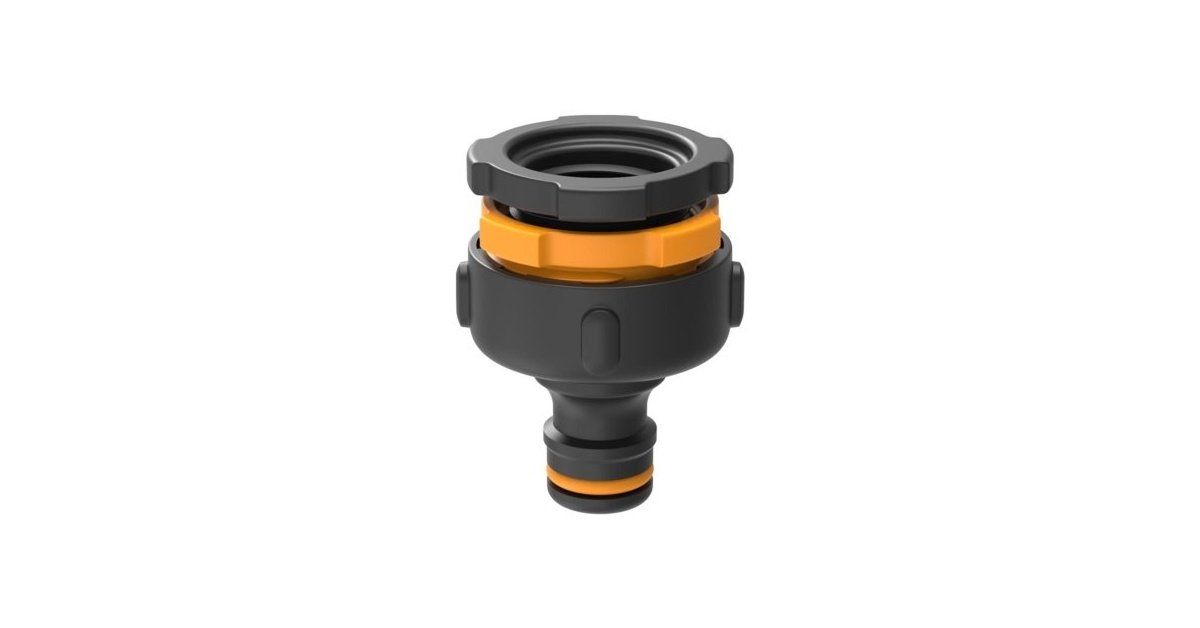 Fiskars - Comfort Multi Hanojen Liitin - Sopii kierteille 1/2", 3/4" ja 1"