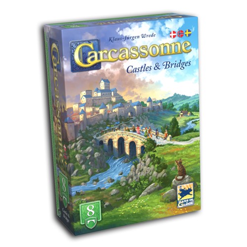 Carcassonne: Expansion 8 - Castles & Bridges expansion 2025 (svensk version)