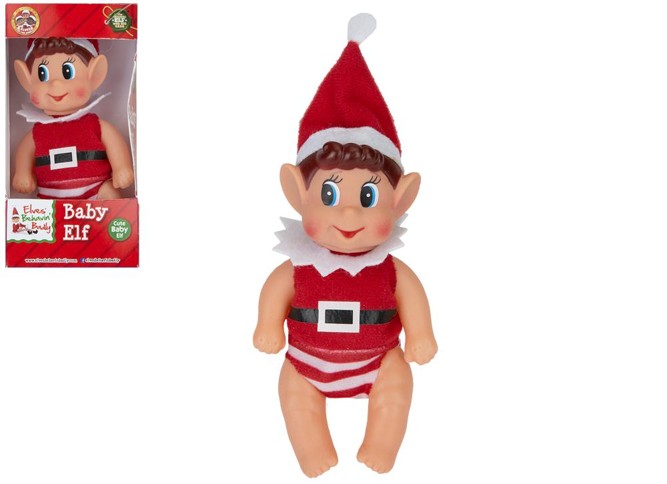 Elves Behavin' Badley - Baby Elf Doll 12 cm 2 asst. CDU (600120)